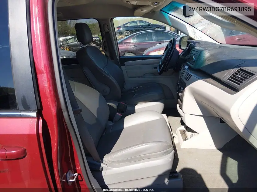 2011 Volkswagen Routan Se VIN: 2V4RW3DG7BR691895 Lot: 44834606