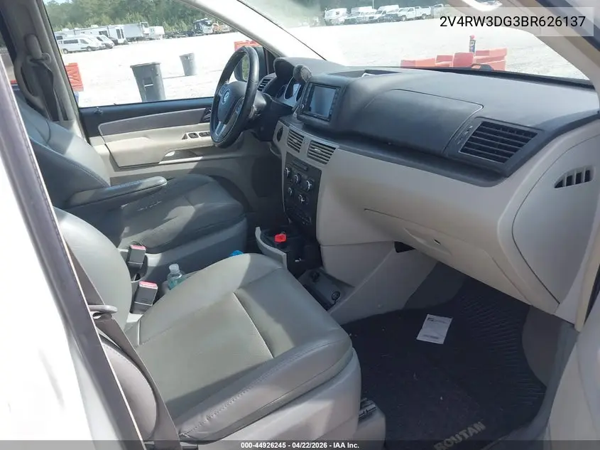 2011 Volkswagen Routan Se VIN: 2V4RW3DG3BR626137 Lot: 44926245