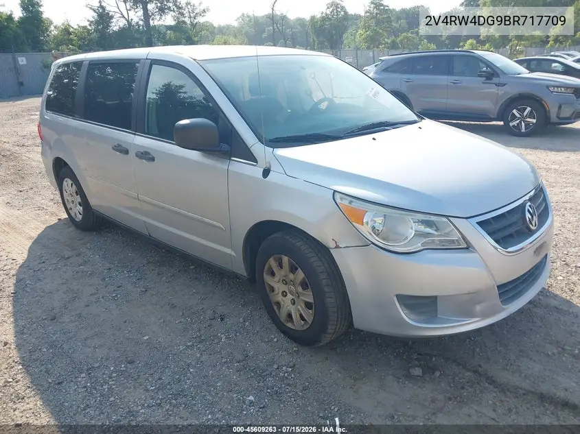 2011 Volkswagen Routan S VIN: 2V4RW4DG9BR717709 Lot: 45609263