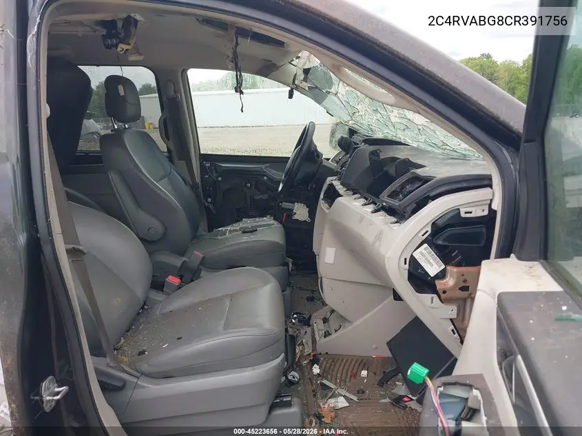 2012 Volkswagen Routan Se VIN: 2C4RVABG8CR391756 Lot: 45223656
