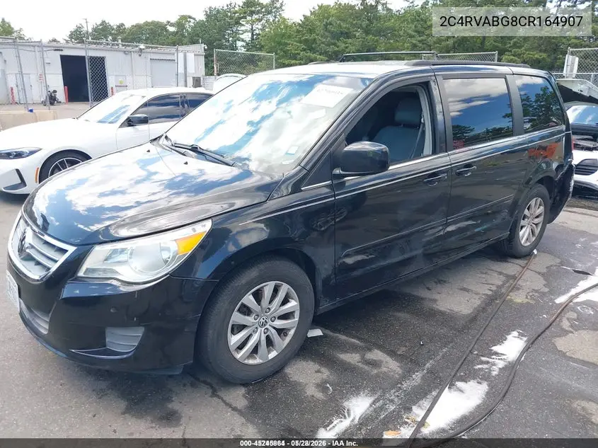 2012 Volkswagen Routan Se VIN: 2C4RVABG8CR164907 Lot: 45245864