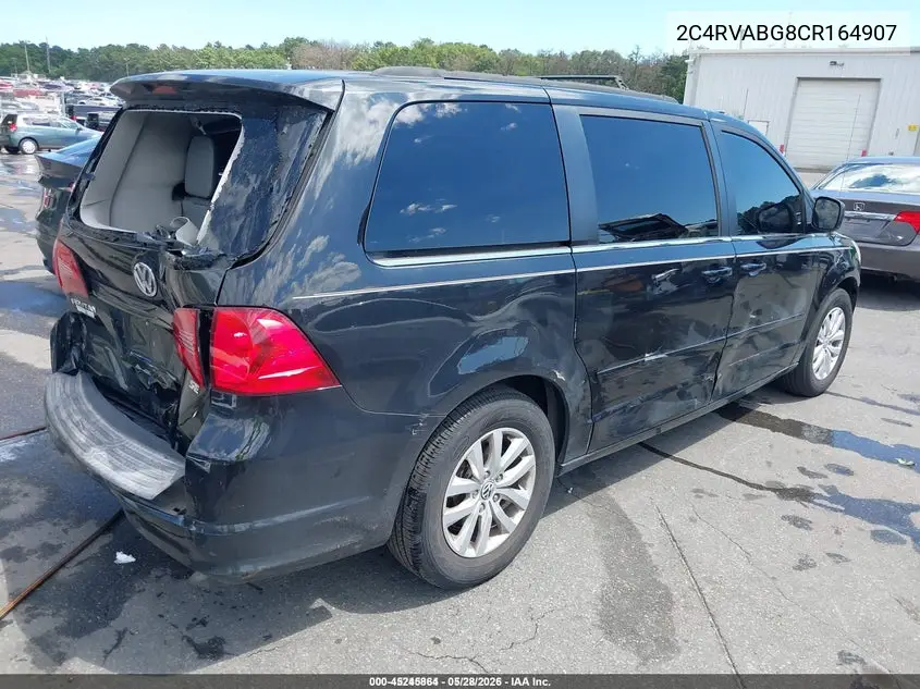 2012 Volkswagen Routan Se VIN: 2C4RVABG8CR164907 Lot: 45245864