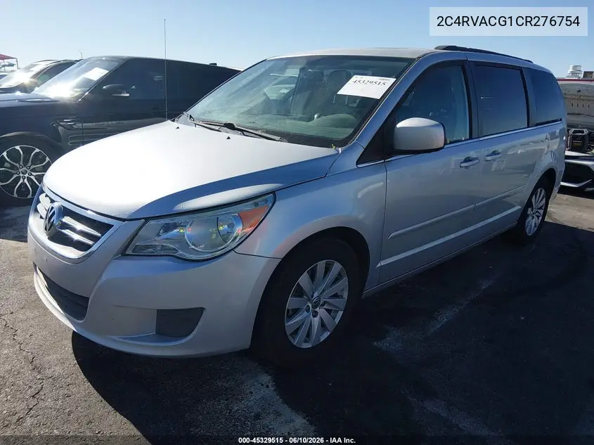 2012 Volkswagen Routan Sel VIN: 2C4RVACG1CR276754 Lot: 45329515
