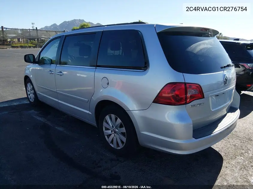 2012 Volkswagen Routan Sel VIN: 2C4RVACG1CR276754 Lot: 45329515