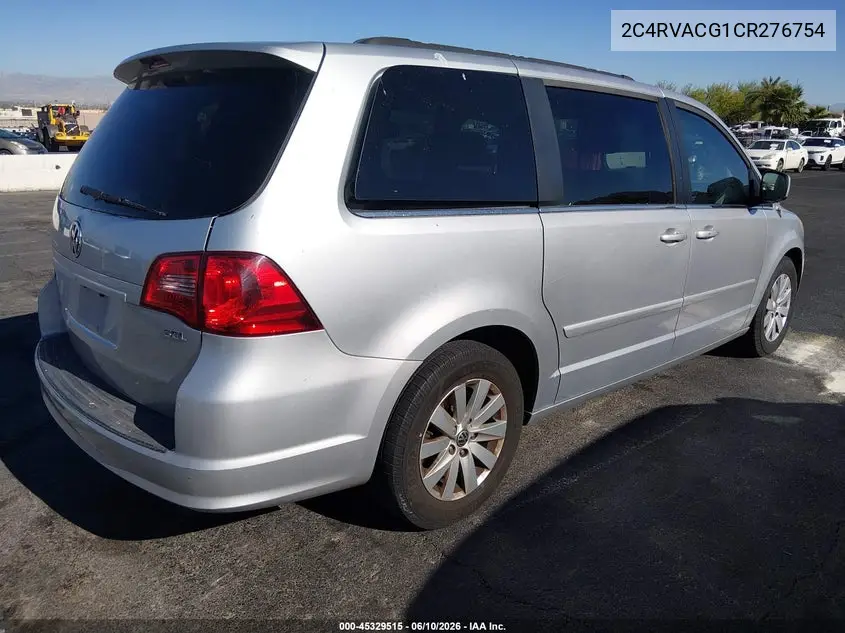 2012 Volkswagen Routan Sel VIN: 2C4RVACG1CR276754 Lot: 45329515