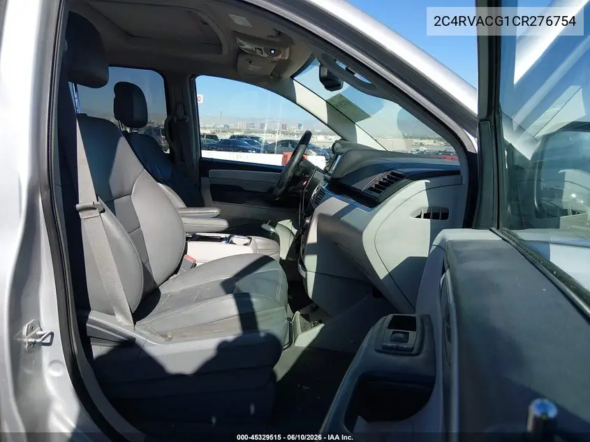 2012 Volkswagen Routan Sel VIN: 2C4RVACG1CR276754 Lot: 45329515