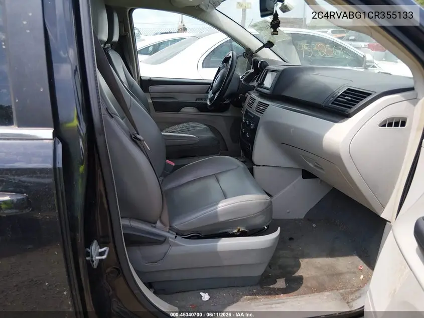 2012 Volkswagen Routan Se VIN: 2C4RVABG1CR355133 Lot: 45340700