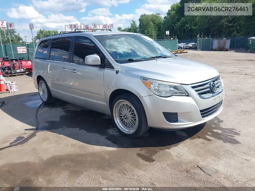 2012 Volkswagen Routan Se VIN: 2C4RVABG6CR276461 Lot: 45422693