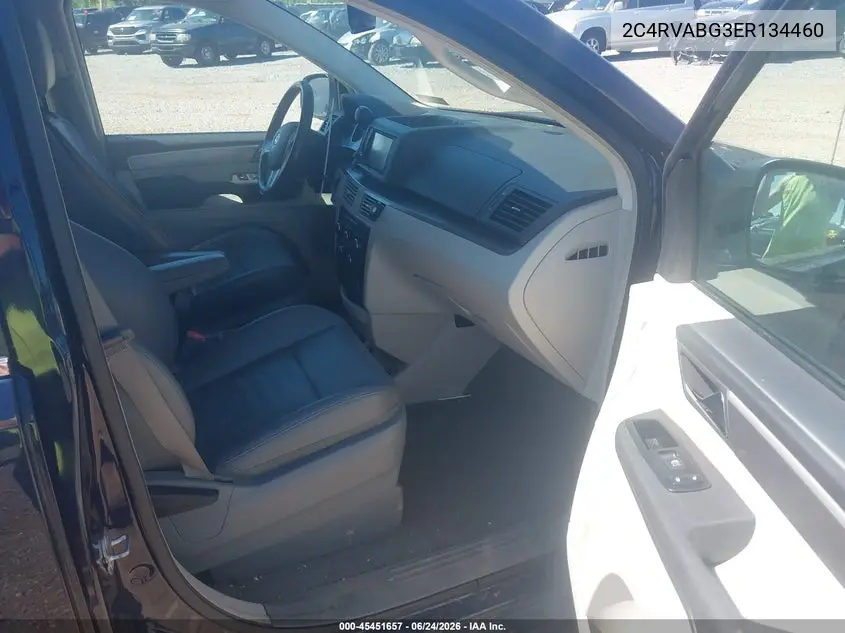 2014 Volkswagen Routan Se VIN: 2C4RVABG3ER134460 Lot: 45451657