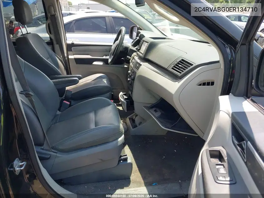 2014 Volkswagen Routan Se VIN: 2C4RVABG0ER134710 Lot: 45544100