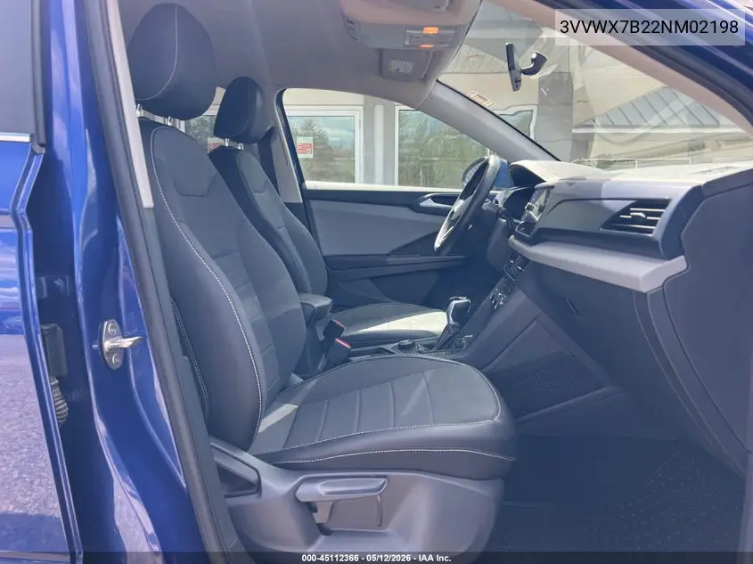 2022 Volkswagen Taos Se VIN: 3VVWX7B22NM021905 Lot: 53768276