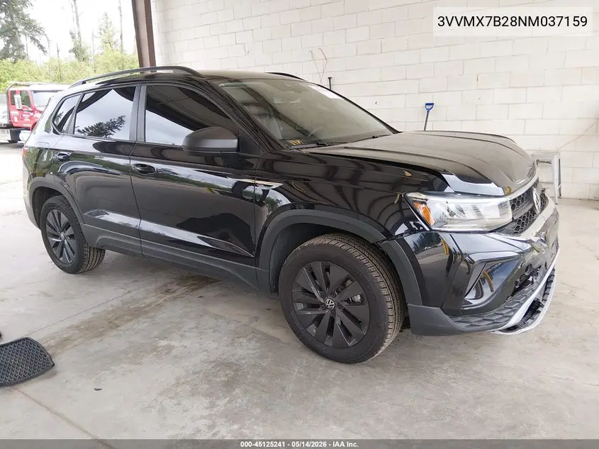 2022 Volkswagen Taos 1.5T S VIN: 3VVMX7B28NM037159 Lot: 45125241