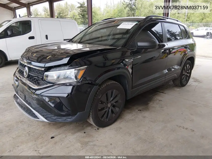 2022 Volkswagen Taos 1.5T S VIN: 3VVMX7B28NM037159 Lot: 45125241