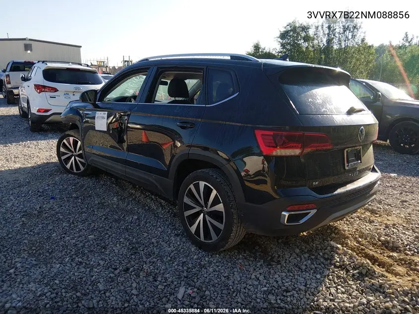 2022 Volkswagen Taos 1.5T Se VIN: 3VVRX7B22NM088856 Lot: 45335884