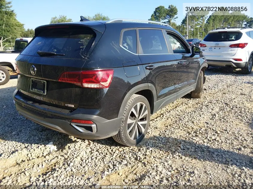 2022 Volkswagen Taos 1.5T Se VIN: 3VVRX7B22NM088856 Lot: 45335884