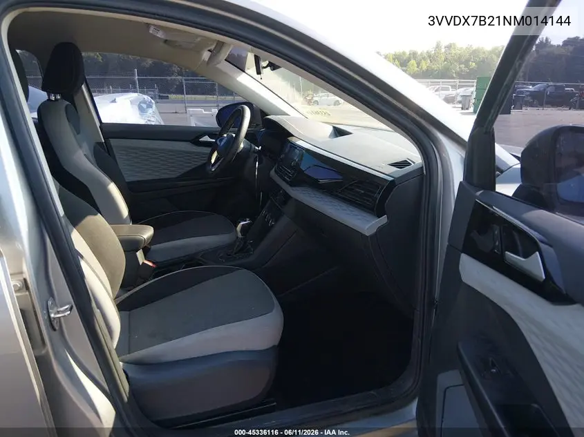 2022 Volkswagen Taos 1.5T S VIN: 3VVDX7B21NM014144 Lot: 45336116