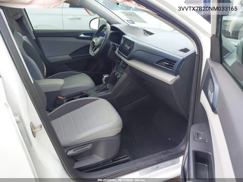 2022 Volkswagen Taos 1.5T Se VIN: 3VVTX7B20NM033165 Lot: 45358701