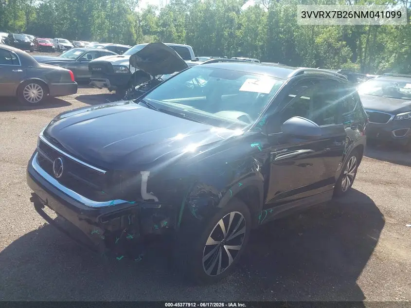 2022 Volkswagen Taos 1.5T Se VIN: 3VVRX7B26NM041099 Lot: 45377912