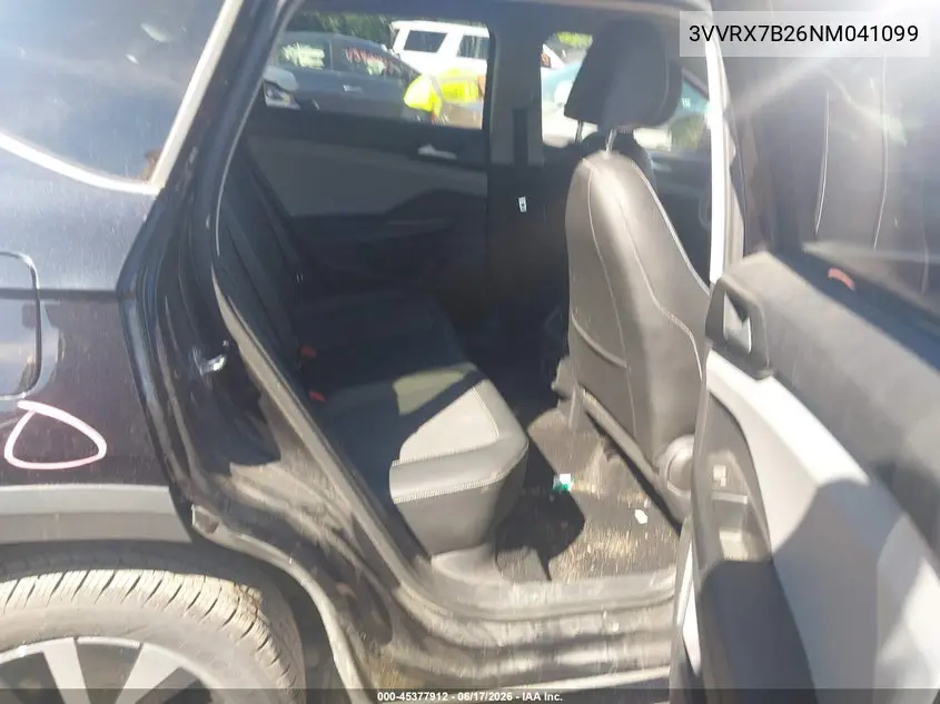 2022 Volkswagen Taos 1.5T Se VIN: 3VVRX7B26NM041099 Lot: 45377912