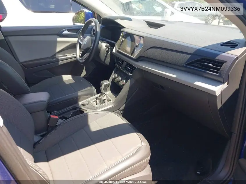 2022 Volkswagen Taos 1.5T Se VIN: 3VVYX7B24NM099336 Lot: 45384271