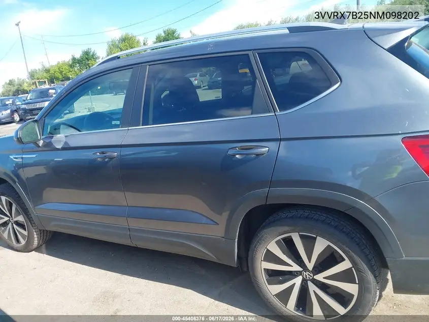 2022 Volkswagen Taos 1.5T Se VIN: 3VVRX7B25NM098202 Lot: 45406376