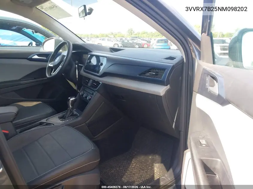 2022 Volkswagen Taos 1.5T Se VIN: 3VVRX7B25NM098202 Lot: 45406376
