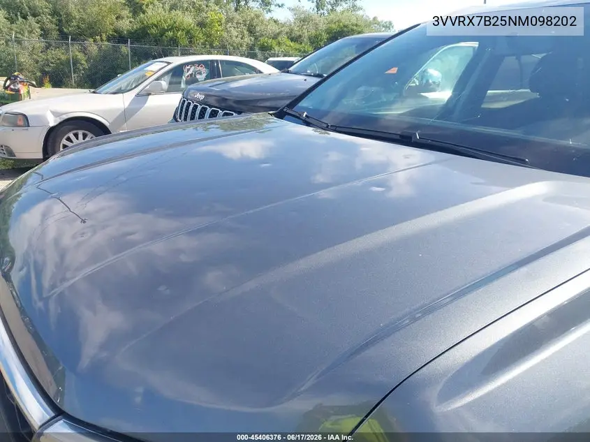 2022 Volkswagen Taos 1.5T Se VIN: 3VVRX7B25NM098202 Lot: 45406376