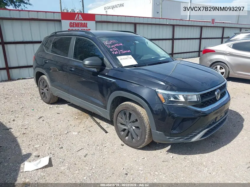 2022 Volkswagen Taos 1.5T S VIN: 3VVCX7B29NM093297 Lot: 45410770