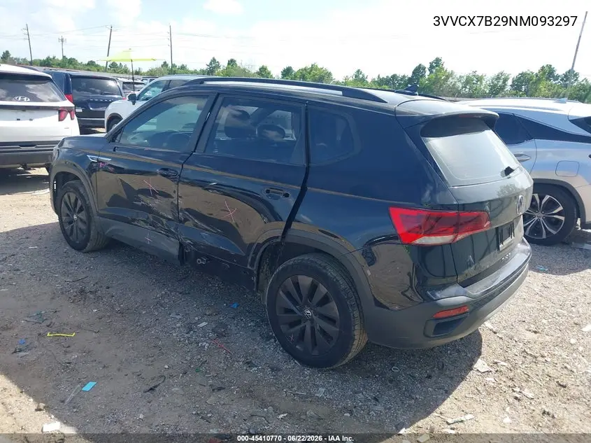 2022 Volkswagen Taos 1.5T S VIN: 3VVCX7B29NM093297 Lot: 45410770