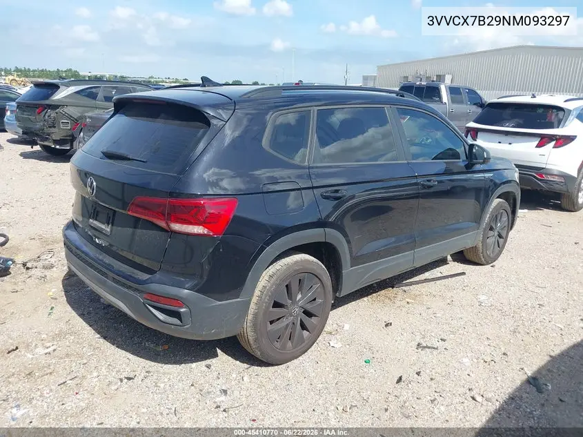 2022 Volkswagen Taos 1.5T S VIN: 3VVCX7B29NM093297 Lot: 45410770