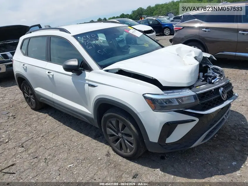 2022 Volkswagen Taos 1.5T S VIN: 3VVAX7B23NM057533 Lot: 45431389