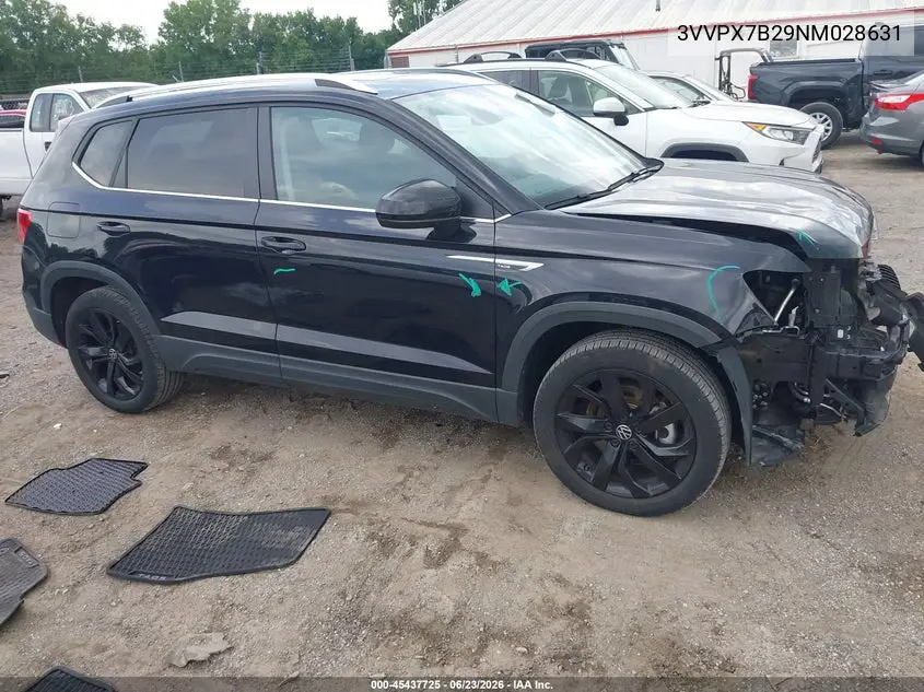 2022 Volkswagen Taos 1.5T Se VIN: 3VVPX7B29NM028631 Lot: 45437725