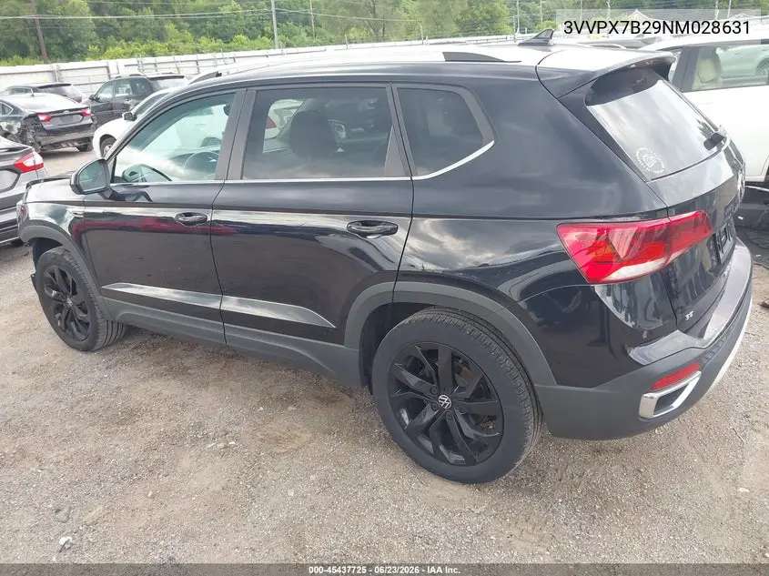 2022 Volkswagen Taos 1.5T Se VIN: 3VVPX7B29NM028631 Lot: 45437725