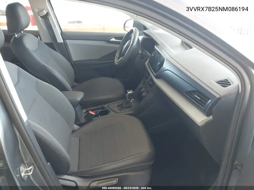2022 Volkswagen Taos 1.5T Se VIN: 3VVRX7B25NM086194 Lot: 45460386