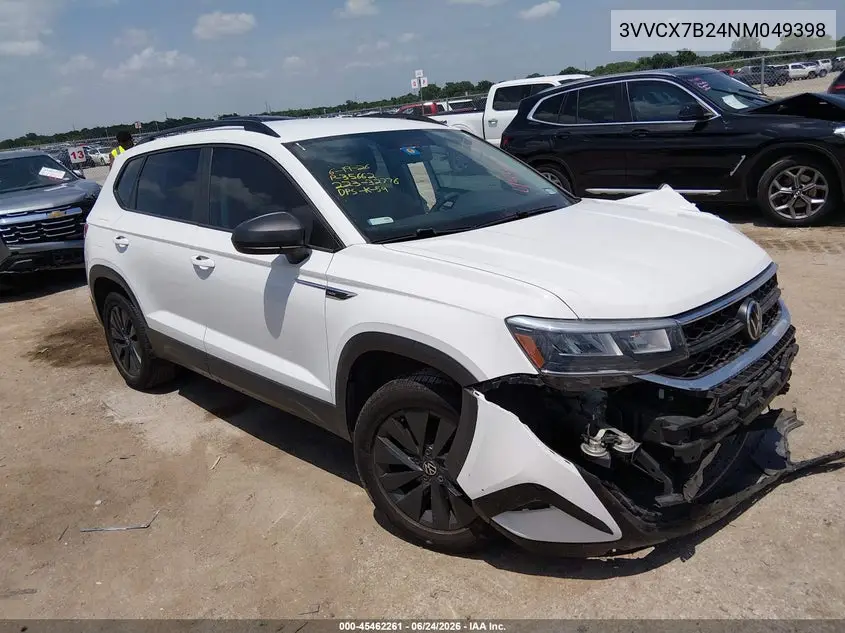 2022 Volkswagen Taos 1.5T S VIN: 3VVCX7B24NM049398 Lot: 45462261