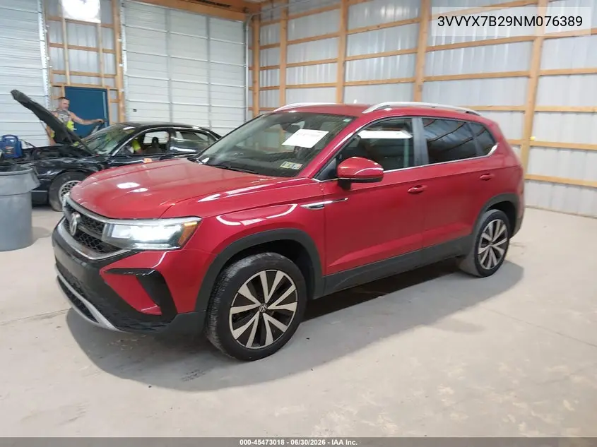 2022 Volkswagen Taos 1.5T Se VIN: 3VVYX7B29NM076389 Lot: 45473018