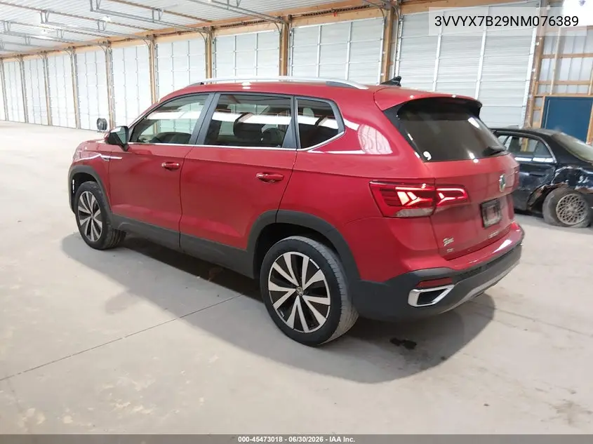 2022 Volkswagen Taos 1.5T Se VIN: 3VVYX7B29NM076389 Lot: 45473018
