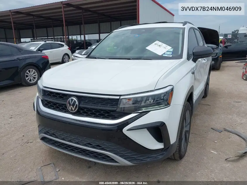 2022 Volkswagen Taos 1.5T S VIN: 3VVDX7B24NM046909 Lot: 45482599