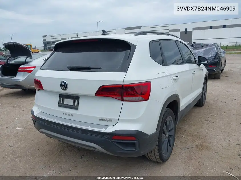 2022 Volkswagen Taos 1.5T S VIN: 3VVDX7B24NM046909 Lot: 45482599
