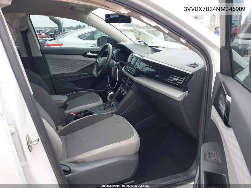 2022 Volkswagen Taos 1.5T S VIN: 3VVDX7B24NM046909 Lot: 45482599