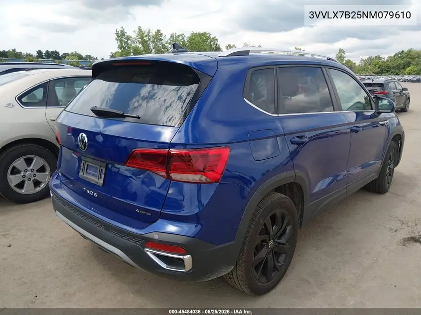 2022 Volkswagen Taos 1.5T Se VIN: 3VVLX7B25NM079610 Lot: 45484036