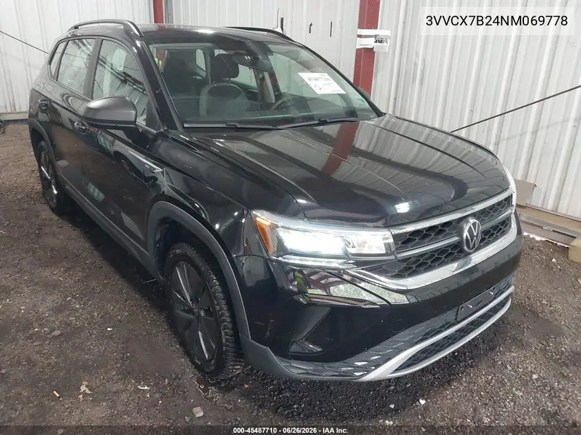 2022 Volkswagen Taos 1.5T S VIN: 3VVCX7B24NM069778 Lot: 45487710