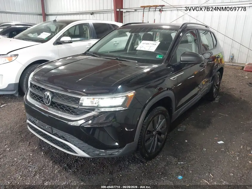 2022 Volkswagen Taos 1.5T S VIN: 3VVCX7B24NM069778 Lot: 45487710