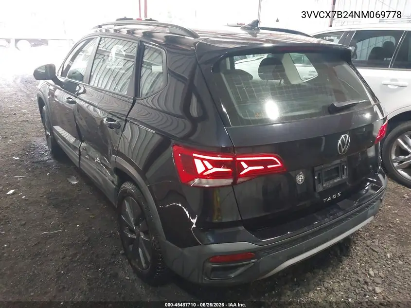2022 Volkswagen Taos 1.5T S VIN: 3VVCX7B24NM069778 Lot: 45487710