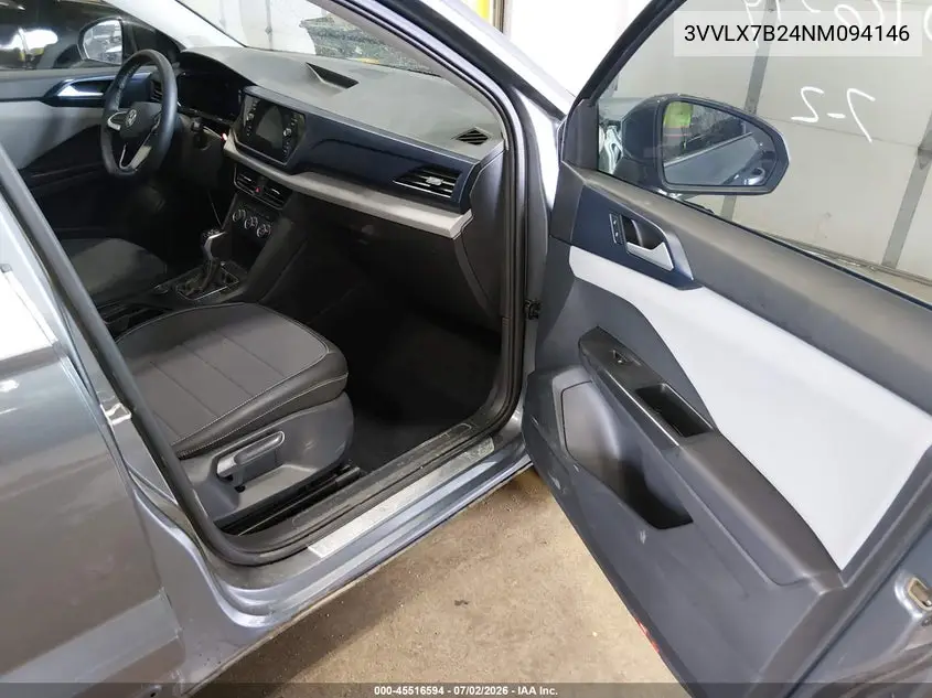 2022 Volkswagen Taos 1.5T Se VIN: 3VVLX7B24NM094146 Lot: 45516594