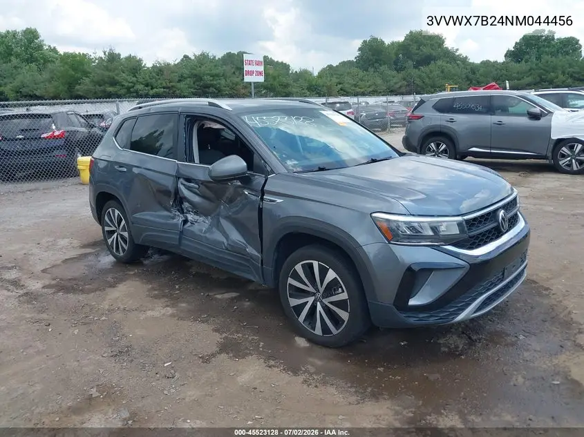 2022 Volkswagen Taos 1.5T Se VIN: 3VVWX7B24NM044456 Lot: 45523128