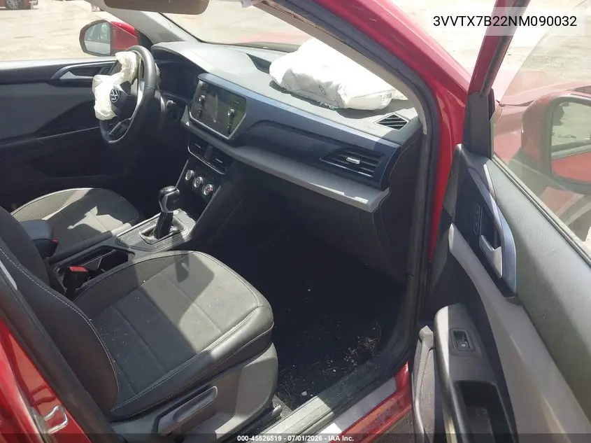 2022 Volkswagen Taos 1.5T Se VIN: 3VVTX7B22NM090032 Lot: 45526519