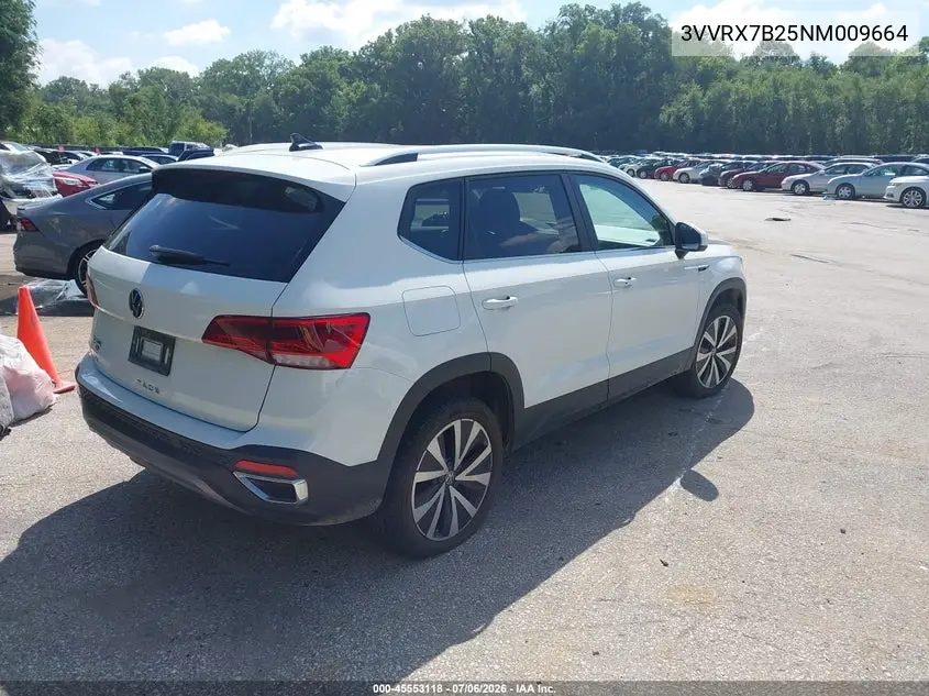 2022 Volkswagen Taos 1.5T Se VIN: 3VVRX7B25NM009664 Lot: 45553118