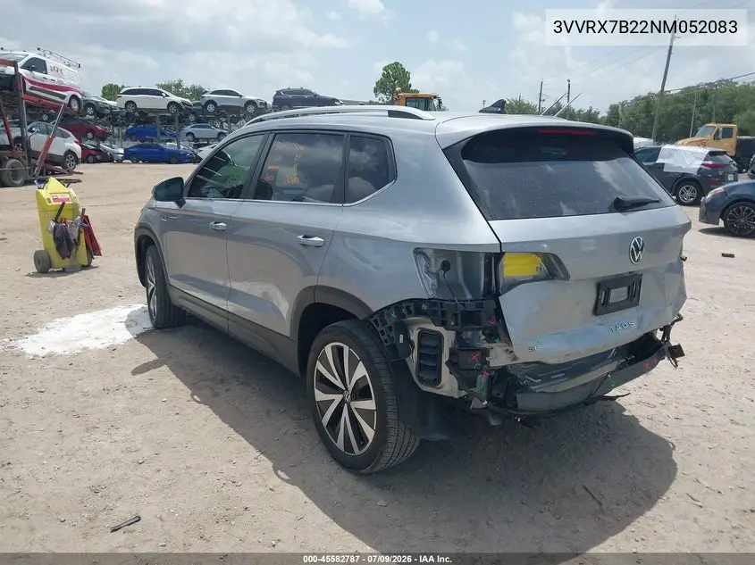 2022 Volkswagen Taos 1.5T Se VIN: 3VVRX7B22NM052083 Lot: 45582787