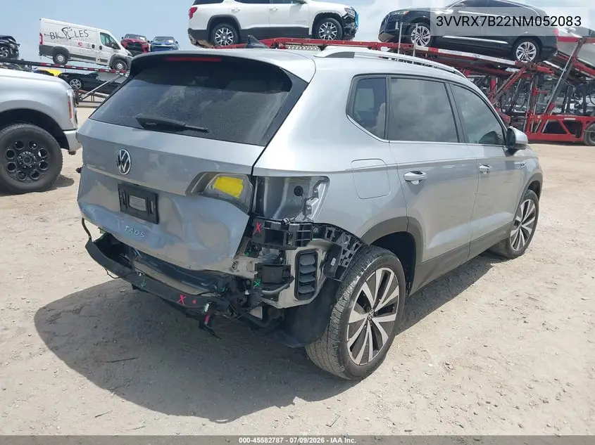 2022 Volkswagen Taos 1.5T Se VIN: 3VVRX7B22NM052083 Lot: 45582787